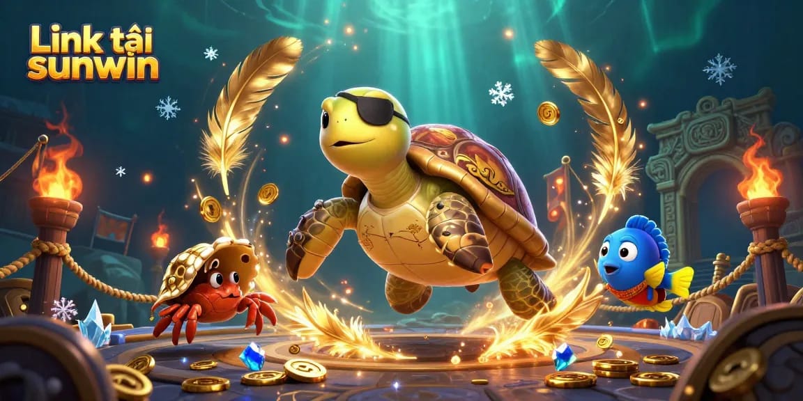Experience thrilling gameplay with Link tải sunwin while navigating a vibrant underwater treasure scene.