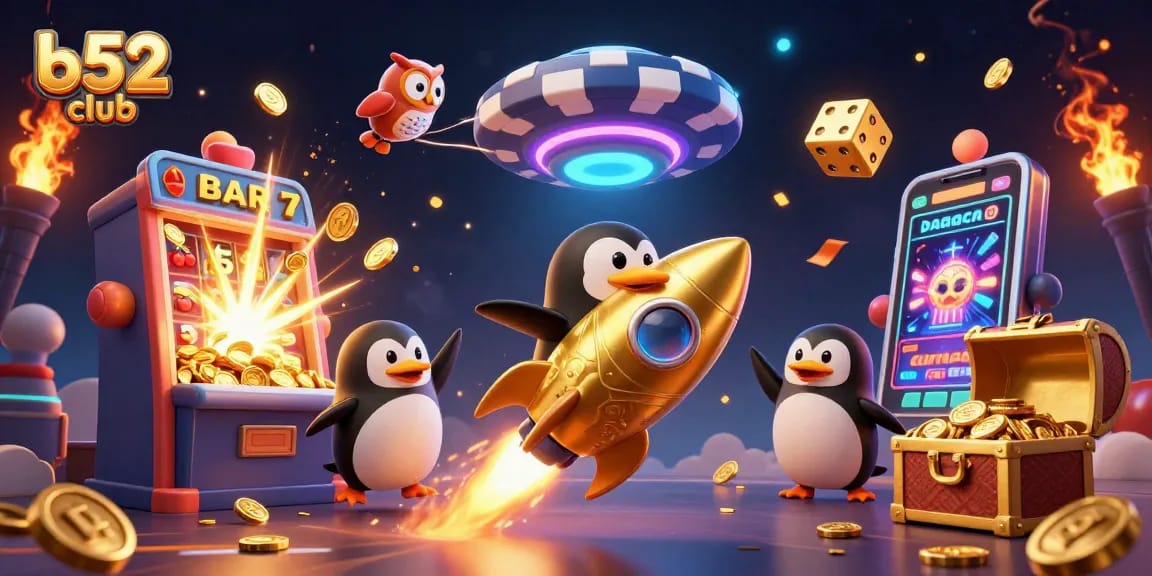 Join the action at b52 club with an exciting jackpot scene showcasing thrilling casino elements.