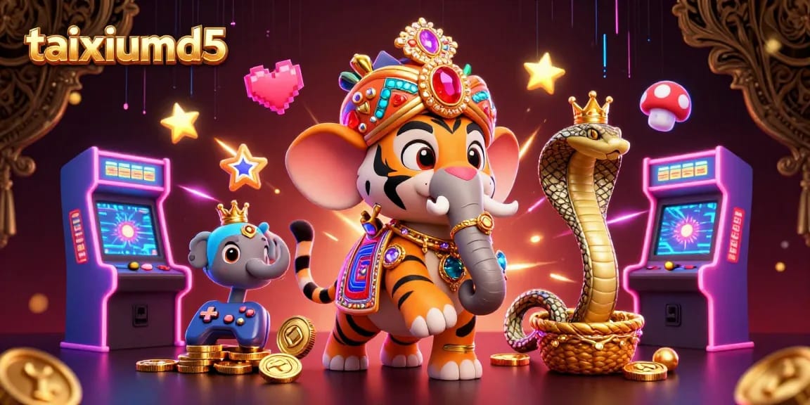 Experience the excitement of taixiumd5 with vibrant 3D gaming elements and charismatic characters.