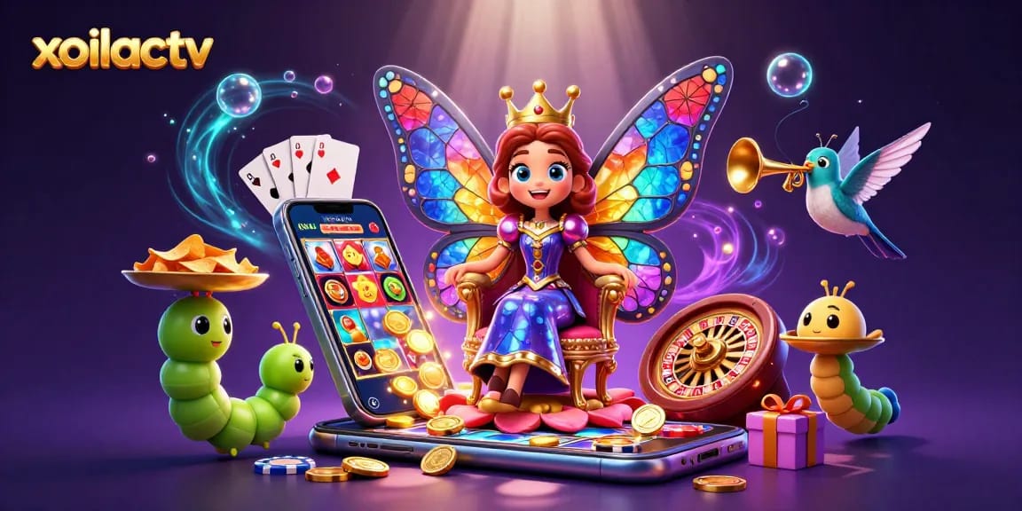 Xoilactv delivers a vibrant gambling experience with animated characters and dynamic casino elements gleaming in glory.