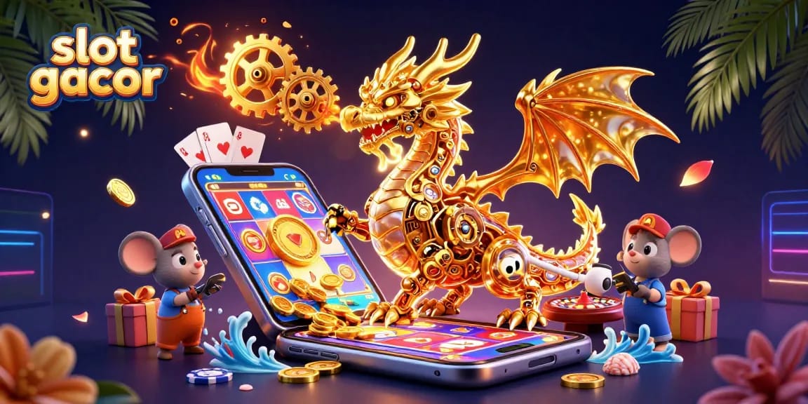 Experience the thrill of slot gacor with an epic dragon and games bursting with action and gold.