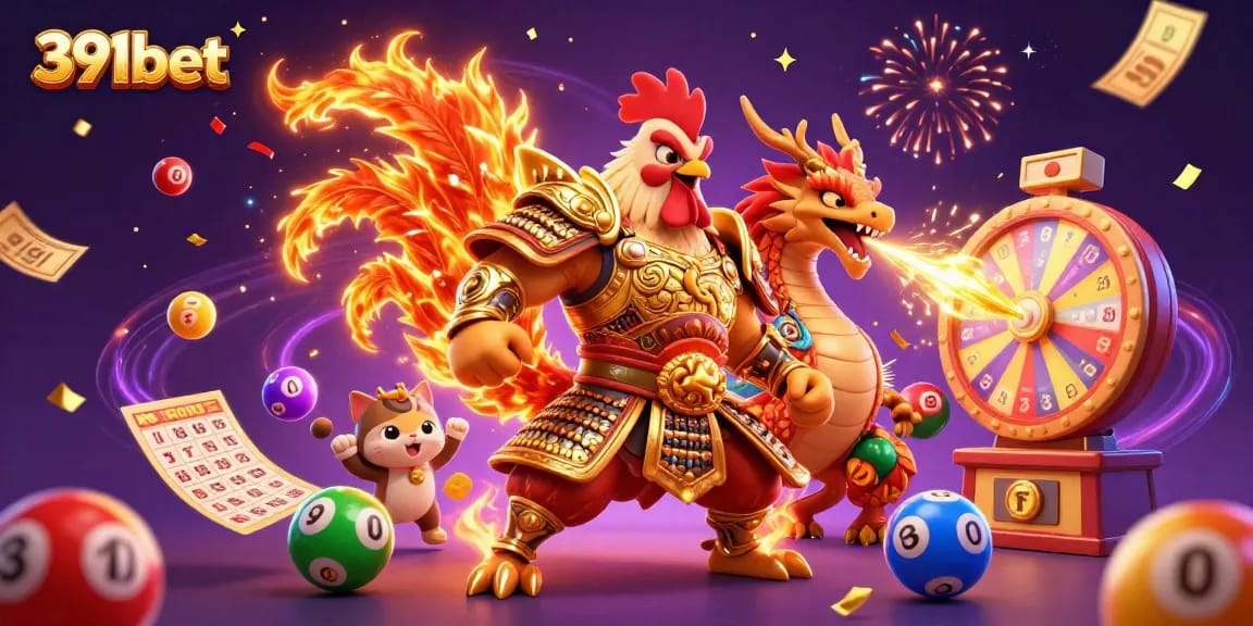Engage in vibrant gaming at 391bet with dynamic characters and exciting casino elements.