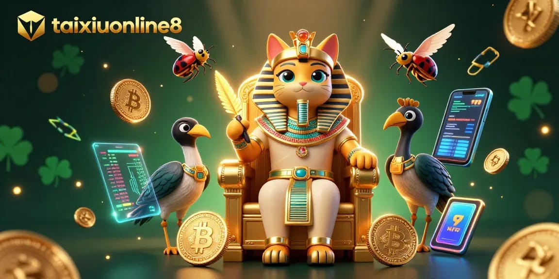 Experience thrilling gameplay at taixiuonline8 with our vibrant, dynamic casino-themed illustration.