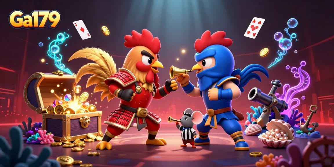 Experience thrilling cockfights at Ga179 with intense action, alongside treasures and gaming excitement!