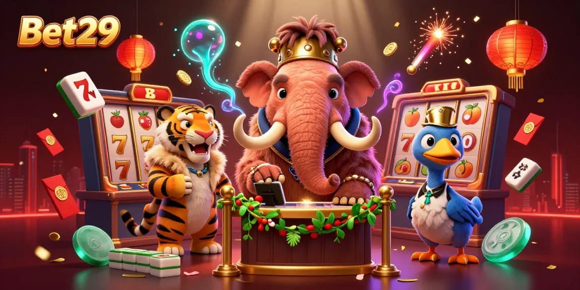 Experience thrilling gameplay at Bet29, featuring stunning 3D characters and dynamic casino elements.