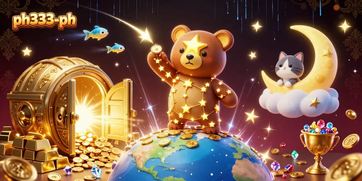 Experience the excitement of ph333-ph's online casino with thrilling games and golden treasures.