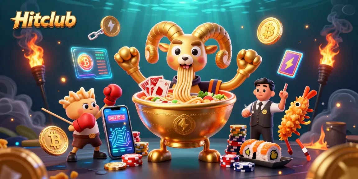 Engage in thrilling gaming at Hitclub with vibrant 3D characters and crypto elements.