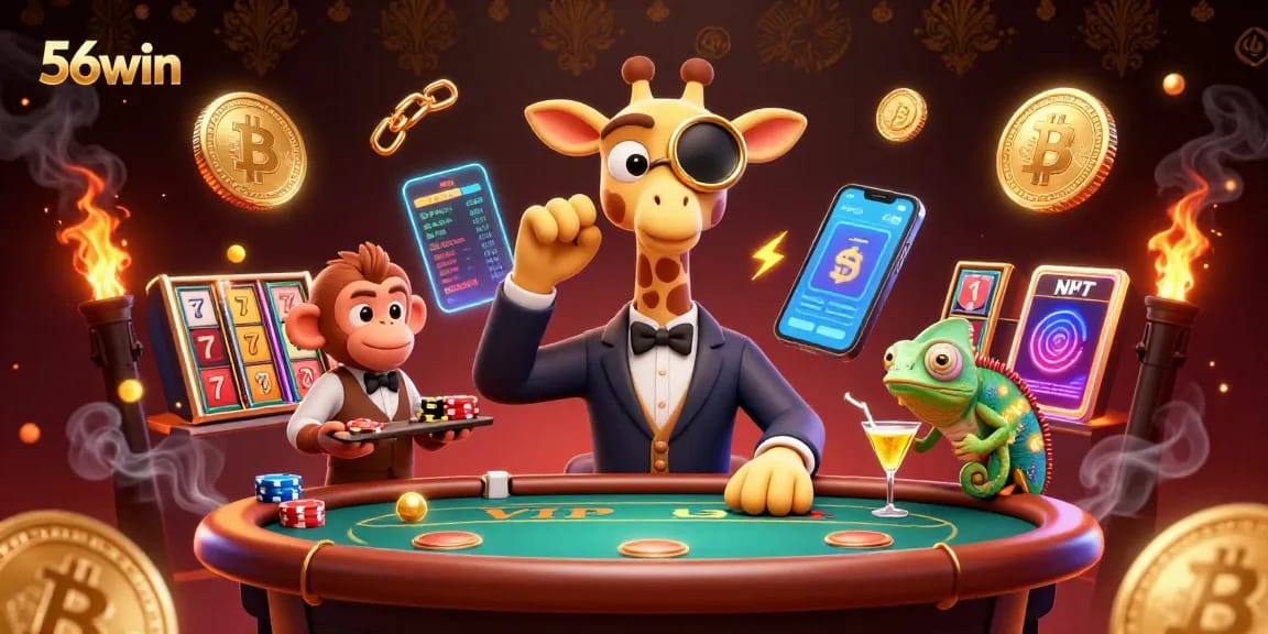 Enjoy exciting gameplay at 56win with vibrant casino activities and unique characters.
