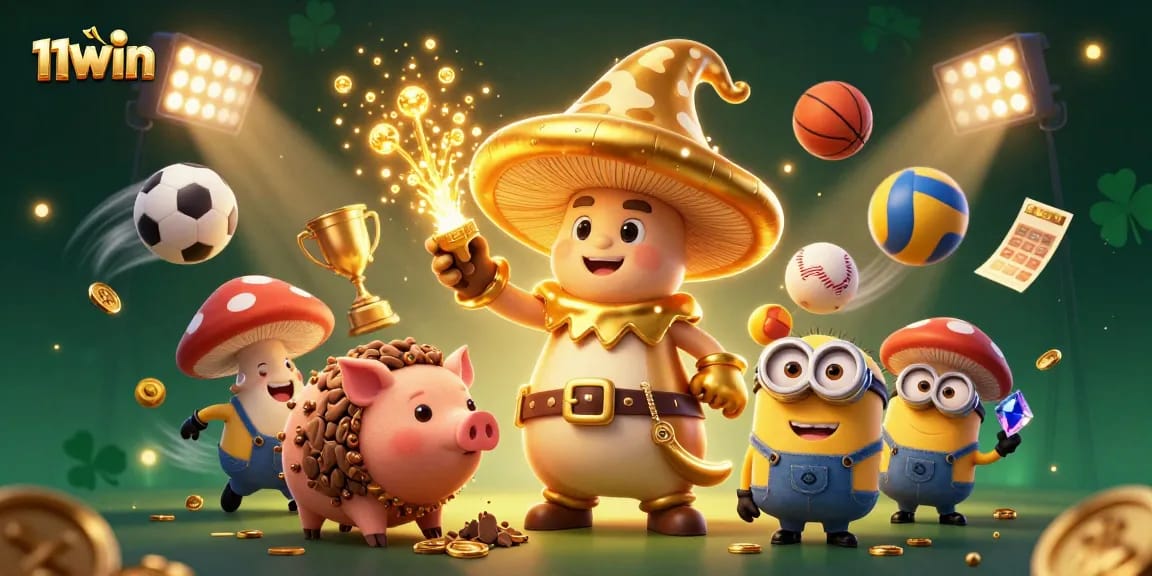 Join the excitement at 11WIN with magical sports betting adventures and golden treasures.
