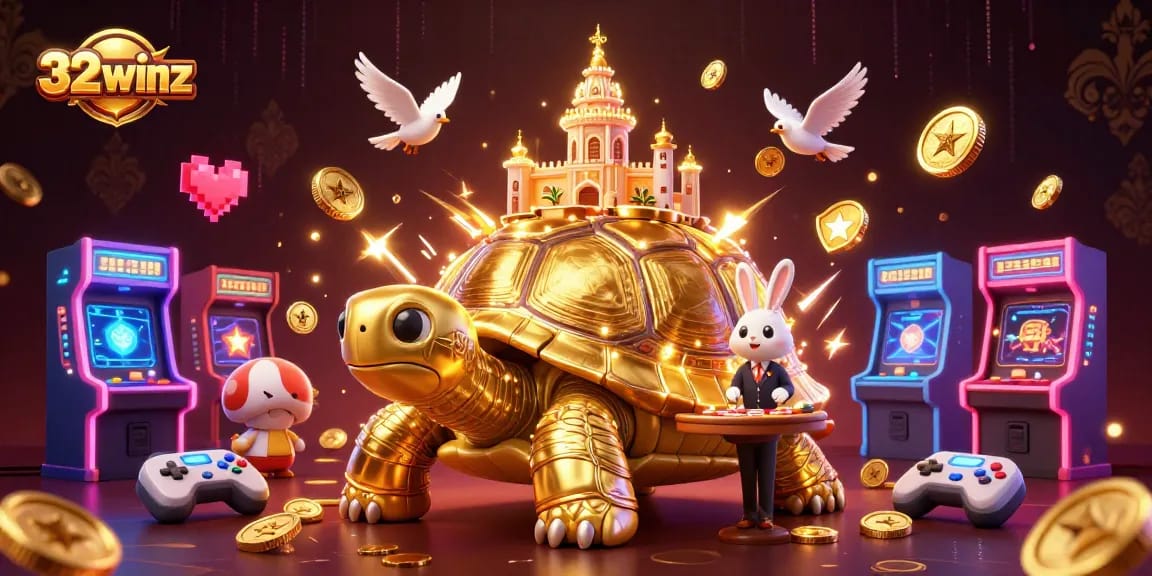 Experience thrilling gameplay at 32winz with vibrant casino scenes and engaging characters.