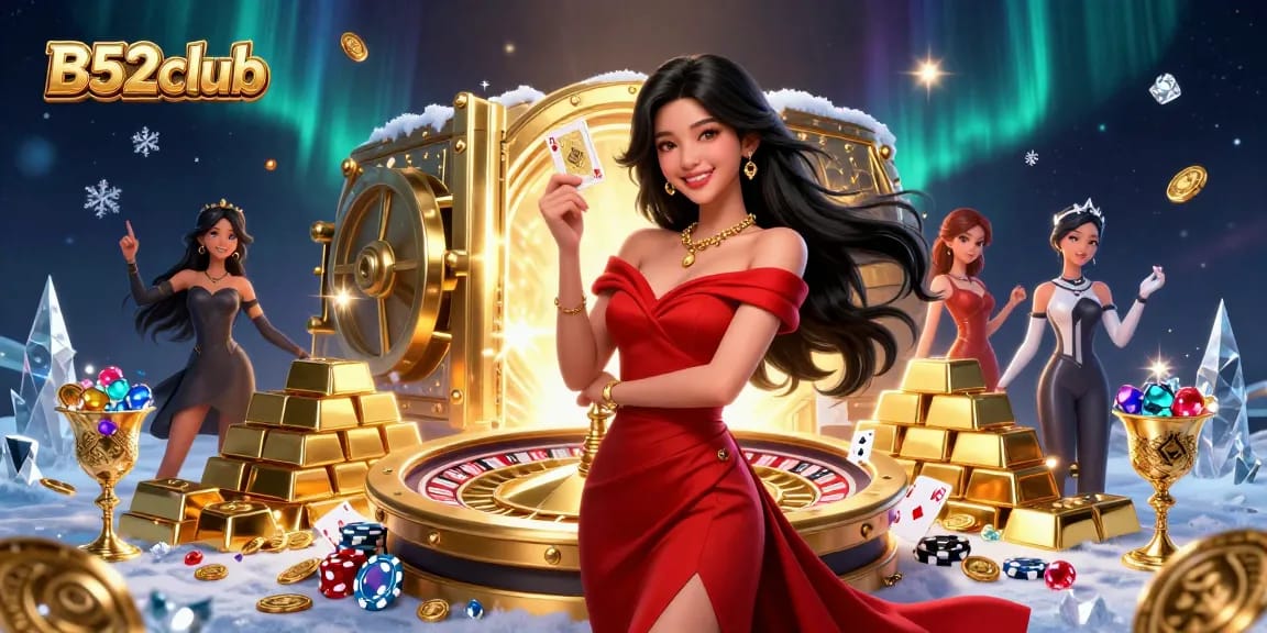 Experience the excitement of B52club with stunning visuals of roulette and elegant gameplay.
