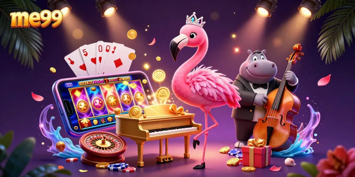 Experience thrilling gameplay at me99 with vibrant pokies, enticing rewards, and dynamic casino atmosphere.