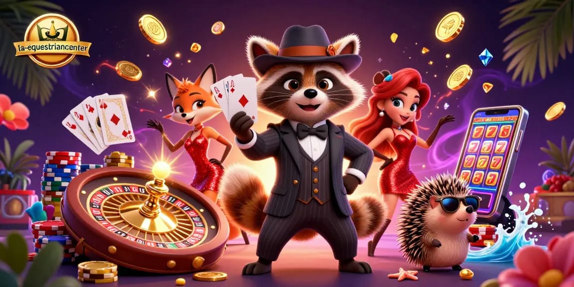 Join the excitement at la-equestriancenter with dynamic poker action and vibrant casino elements.