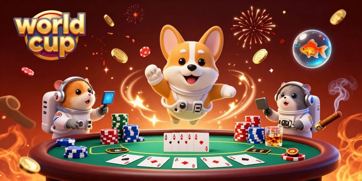 Engage in thrilling world cup betting with the cheerful astronaut corgi in a floating casino.