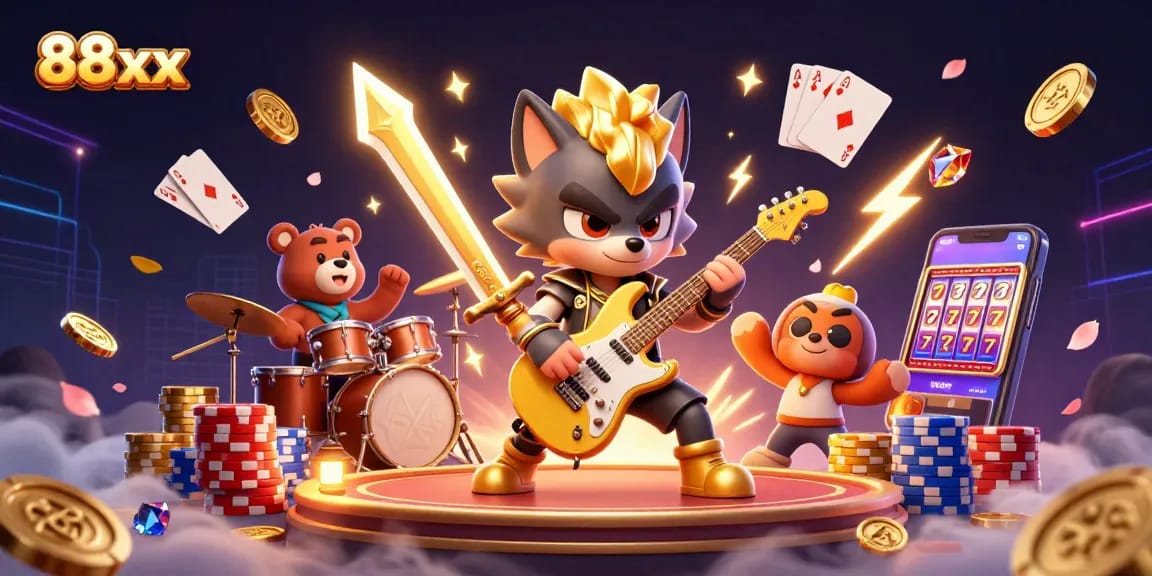 Experience the thrill of winning at 88xx with vibrant 3D casino entertainment and jackpot excitement.