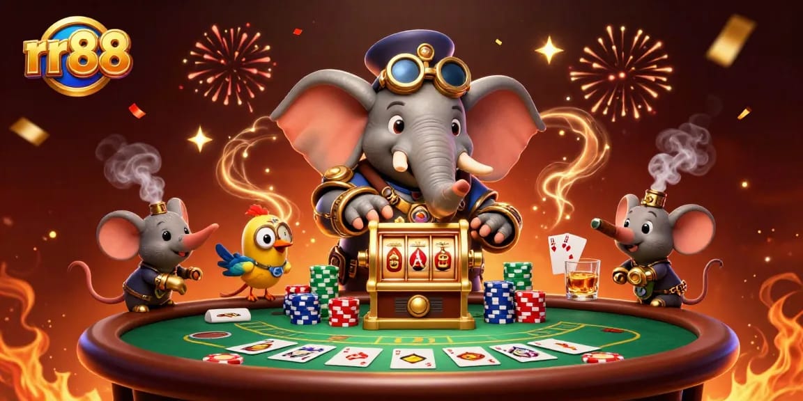 Experience the excitement of rr88 with interactive gaming at a vibrant casino scene.