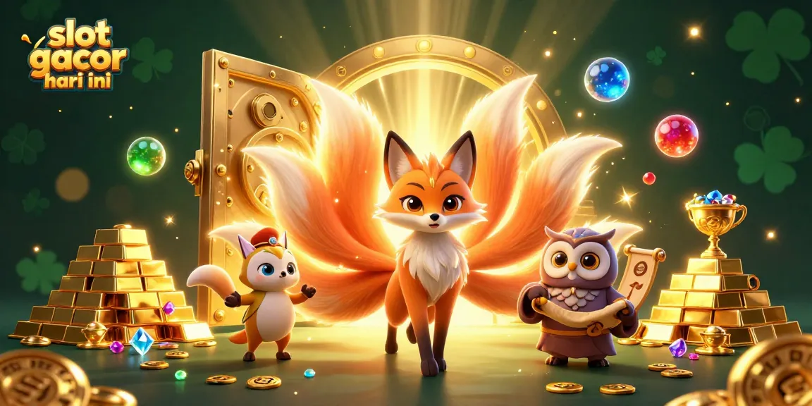 Experience the excitement of slot gacor hari ini with vibrant characters and dazzling treasures.