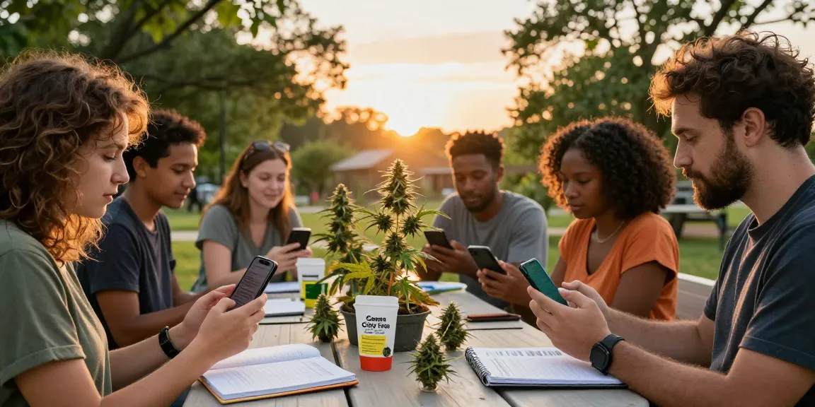 Weed telegram community gathering for cannabis enthusiasts sharing information and experiences outdoors