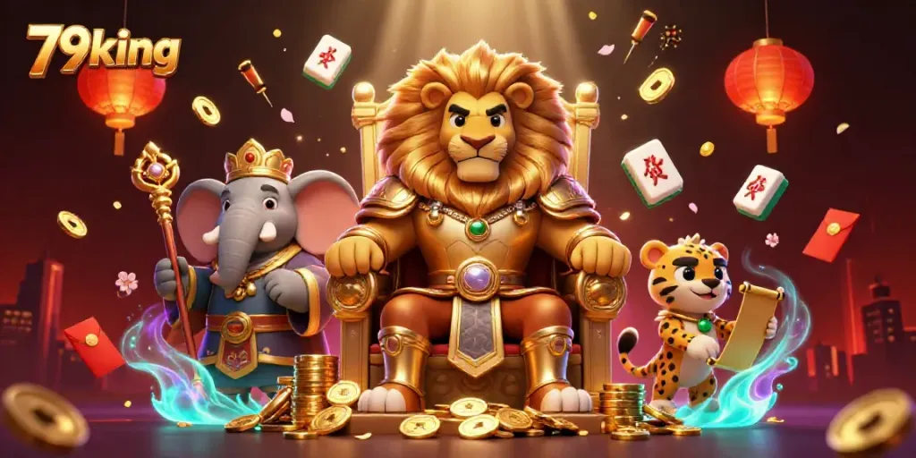 Experience the thrill of gaming with the vibrant 79king crown featuring casino elements of fortune and excitement.