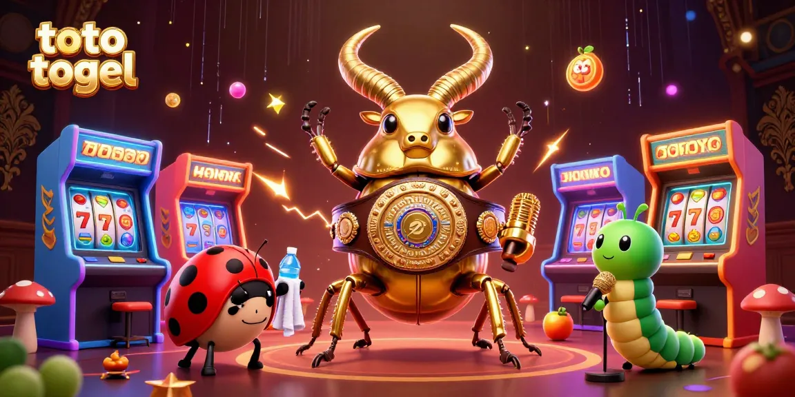 Experience thrilling toto togel gameplay with vibrant 3D characters and casino elements dynamically displayed.