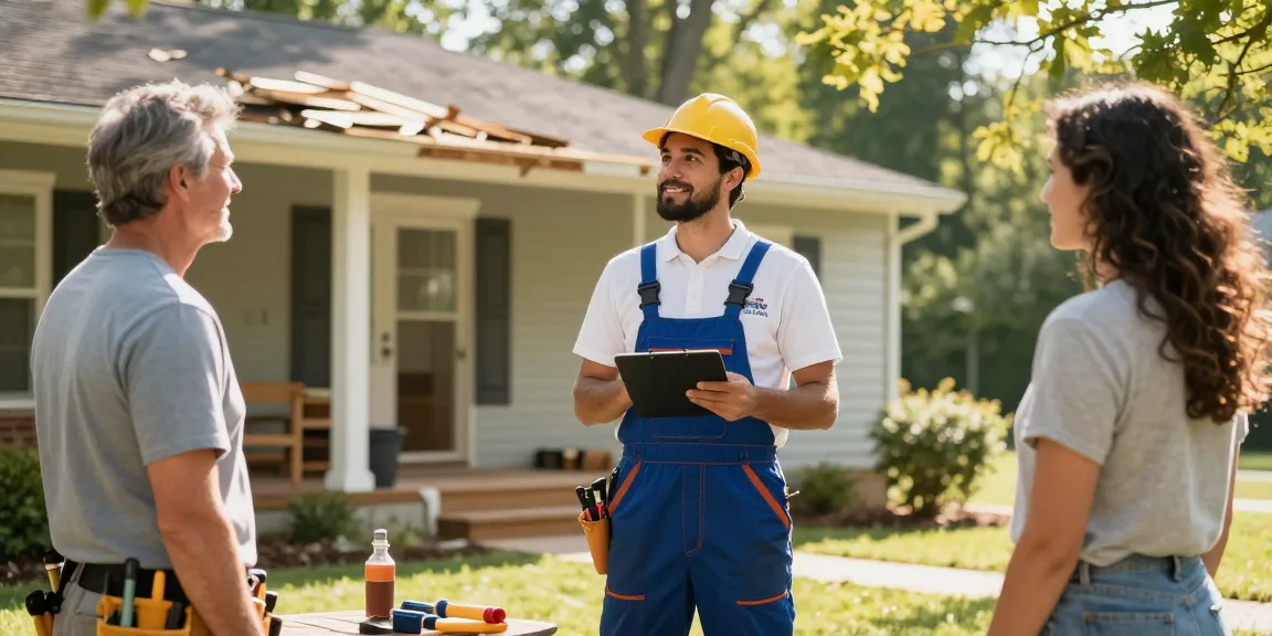 We buy houses Johnson City TN by trusted local service providers, professional contractor assessing homes.