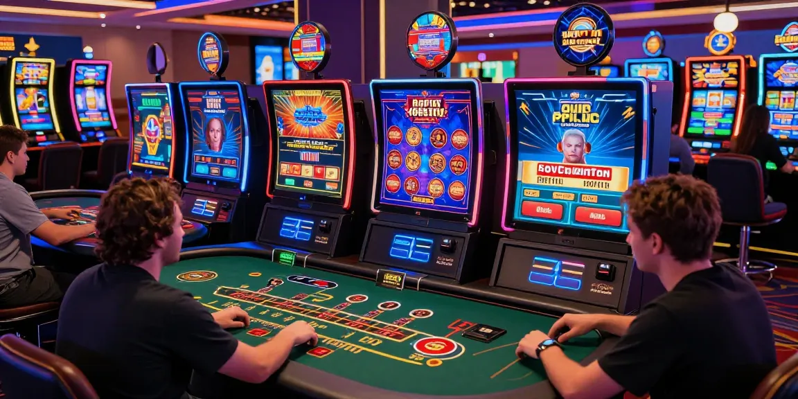 Giocatori attivi in un ambiente di gioco online con casino non AAMS, interfaccia moderna e giochi da tavolo vibranti.