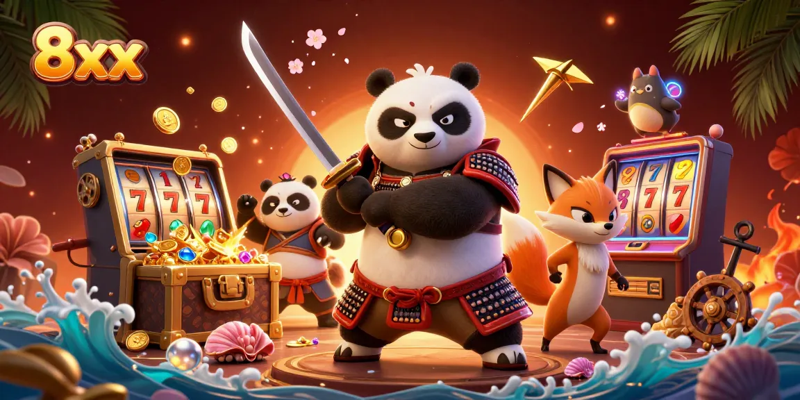 Engage with the dynamic world of 8xx as samurai and fox bring slot excitement to life.