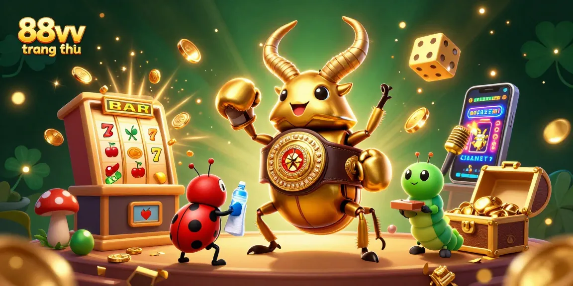 Experience excitement with 88vv trang chủ featuring animated casino characters and dynamic gaming elements.