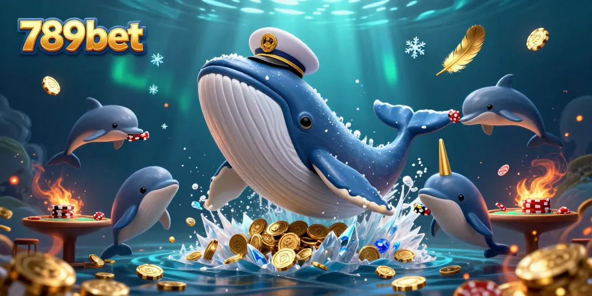 Experience dynamic gaming action with 789bet in this vibrant, animated underwater casino scene.