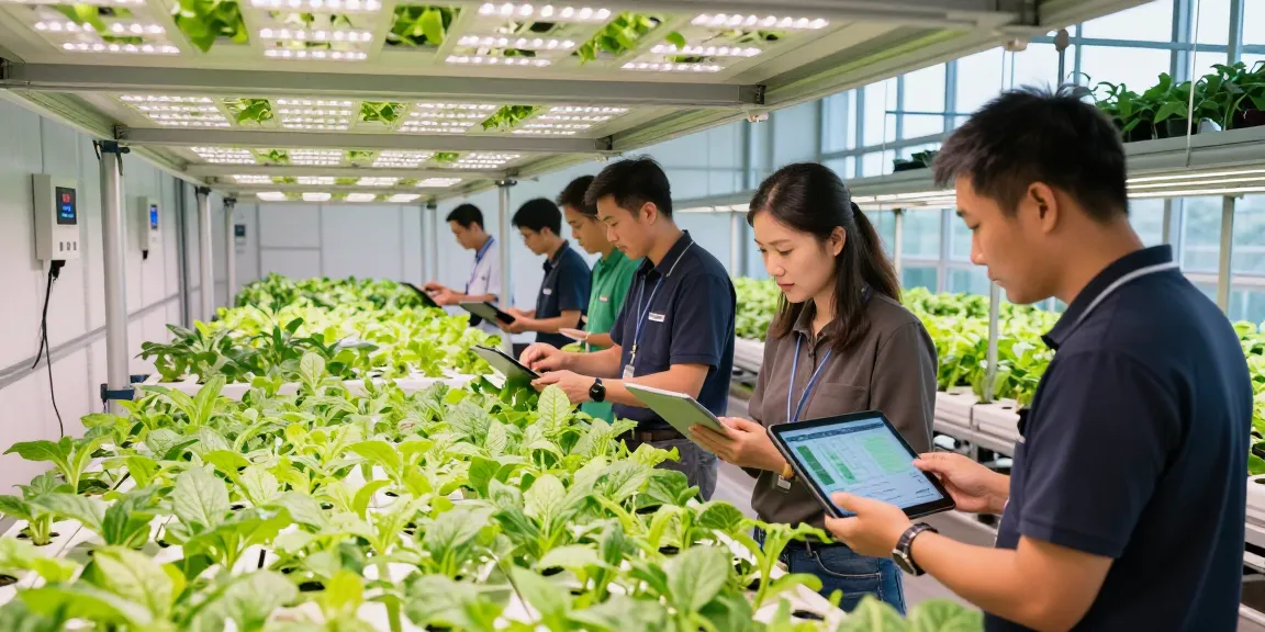CIKA4D showcasing innovative indoor agriculture practices with efficient hydroponic systems and expert team analysis.