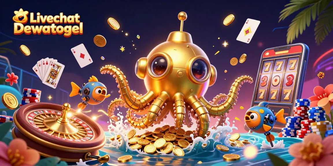 Engage with Livechat Dewatogel for real-time assistance in a vibrant casino world filled with treasures.
