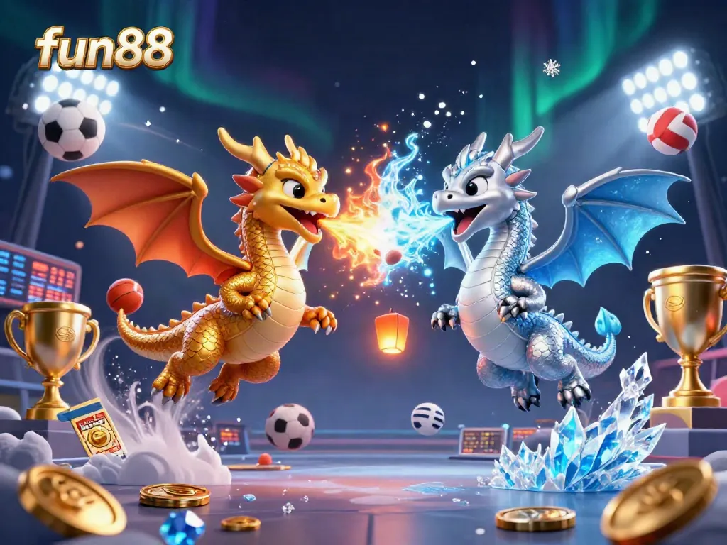 Engage with fun88’s thrilling sports betting experience in an action-packed fantasy scene.