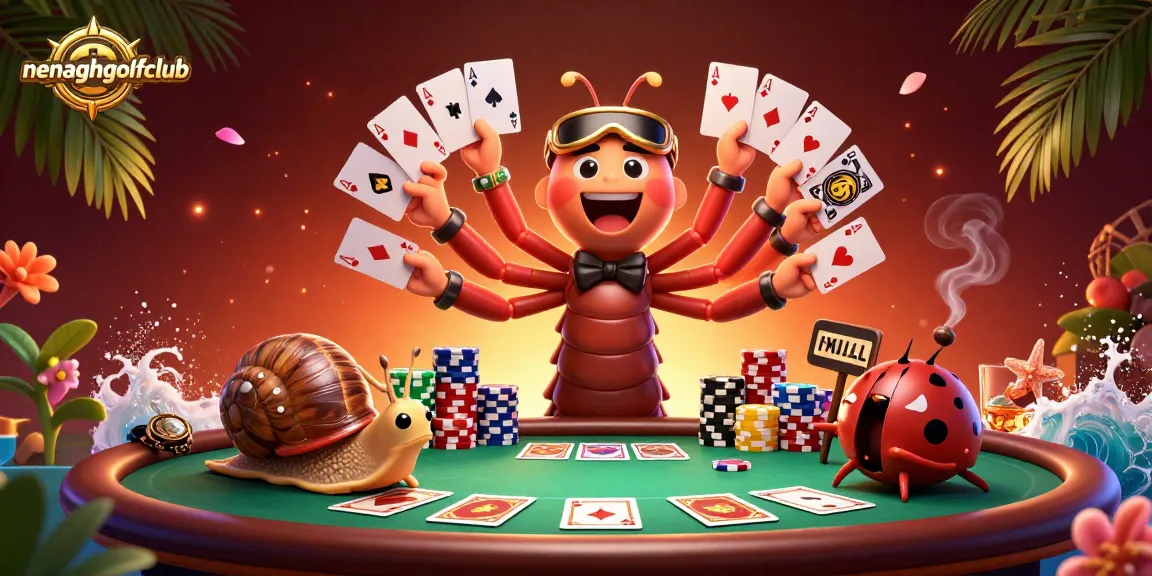 Nenaghgolfclub showcases an exciting poker scene with dynamic characters and vibrant game elements.