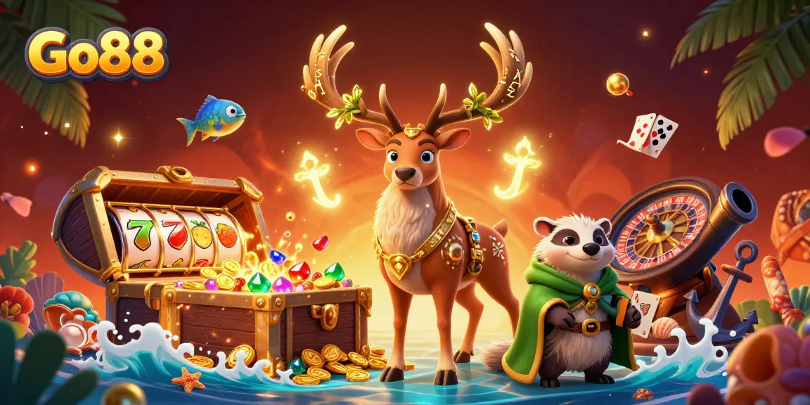 Join the excitement at Go88 with immersive 3D casino games featuring vibrant characters and dazzling jackpots.