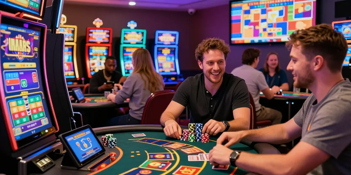 Engaging scene at credit card casinos showcasing players enjoying games with vibrant atmosphere at https://ibn.org.uk