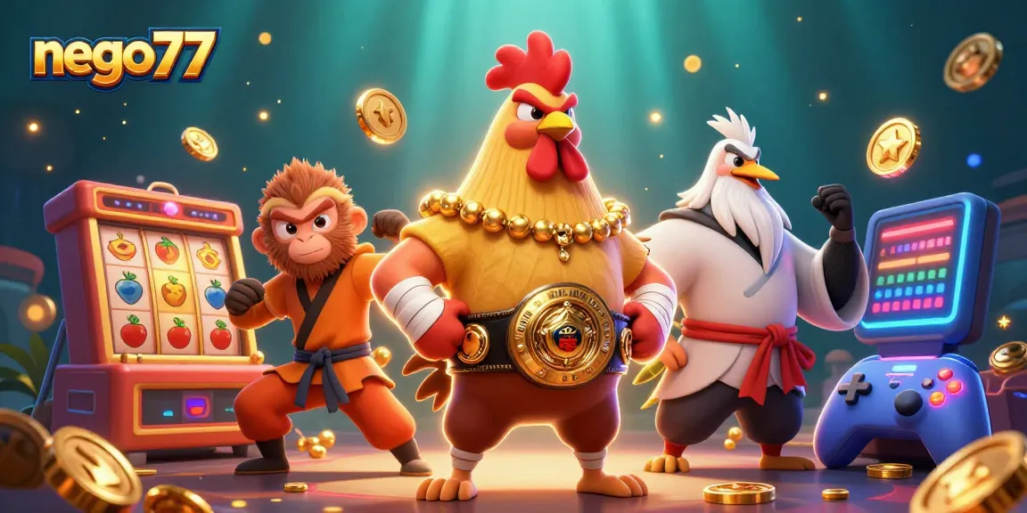 Experience winning with nego77 while enjoying vibrant slot games featuring unique characters and dynamic casino elements.