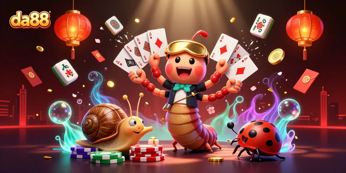 Experience the excitement of da88 with a vibrant casino scene featuring lively characters and gameplay.