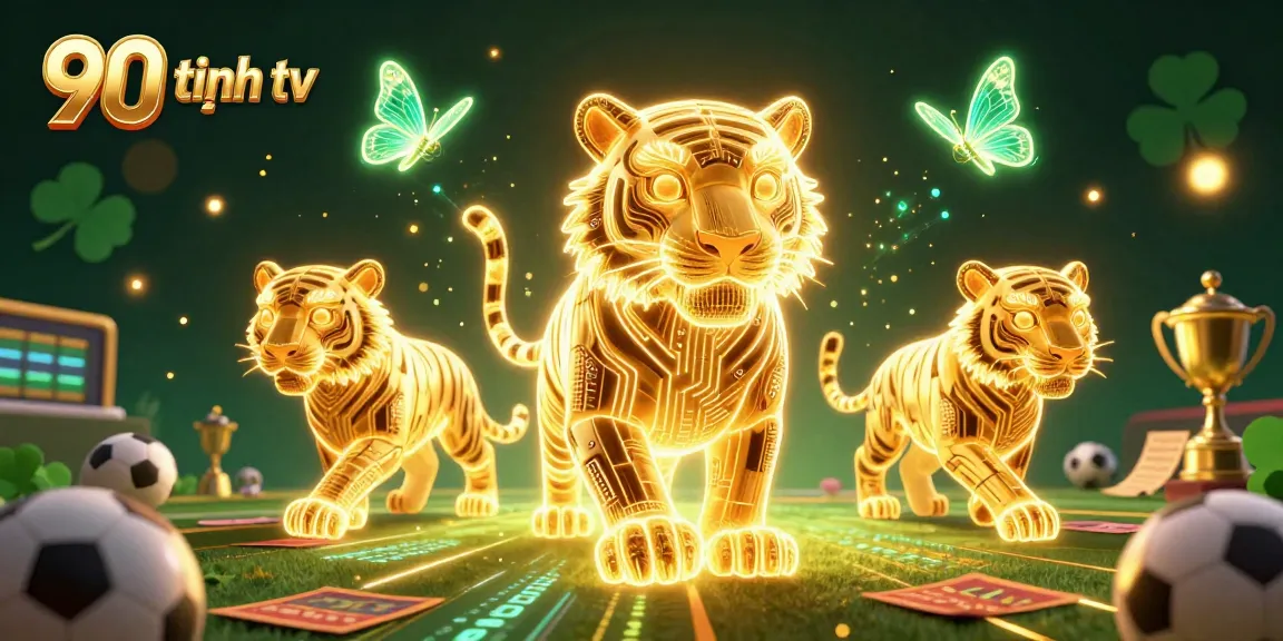 Experience thrilling sports betting action with 90 phút tv amidst vibrant digital elements.