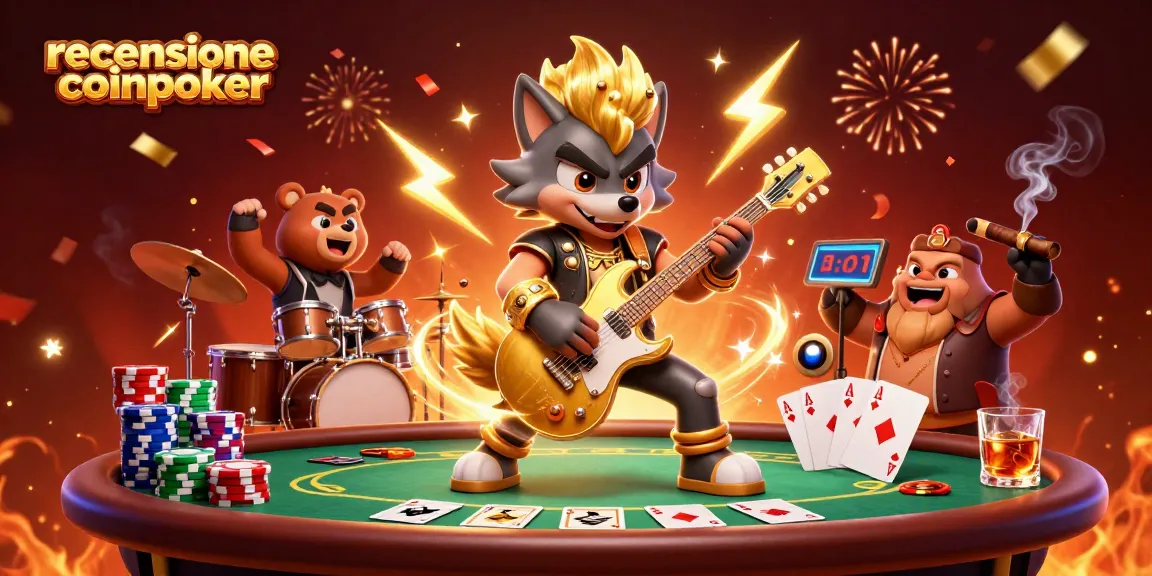 Scopri la recensione coinpoker dove il lupo rock star suona in un festival di poker.