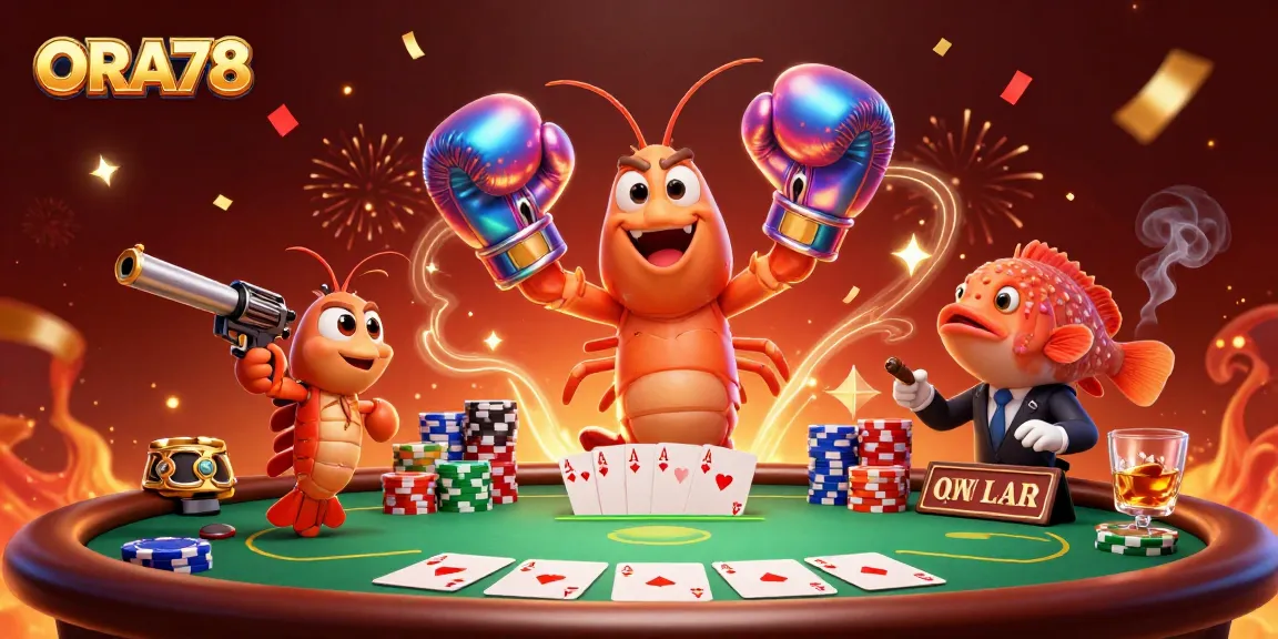 Memenangkan permainan di ORA78 dengan aksi seru kartu poker lengkap dan suasana kasino yang dramatis