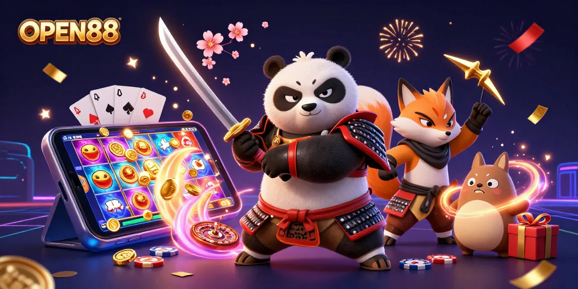Join the action at OPEN88 with immersive gaming and winning opportunities featuring vibrant 3D characters.